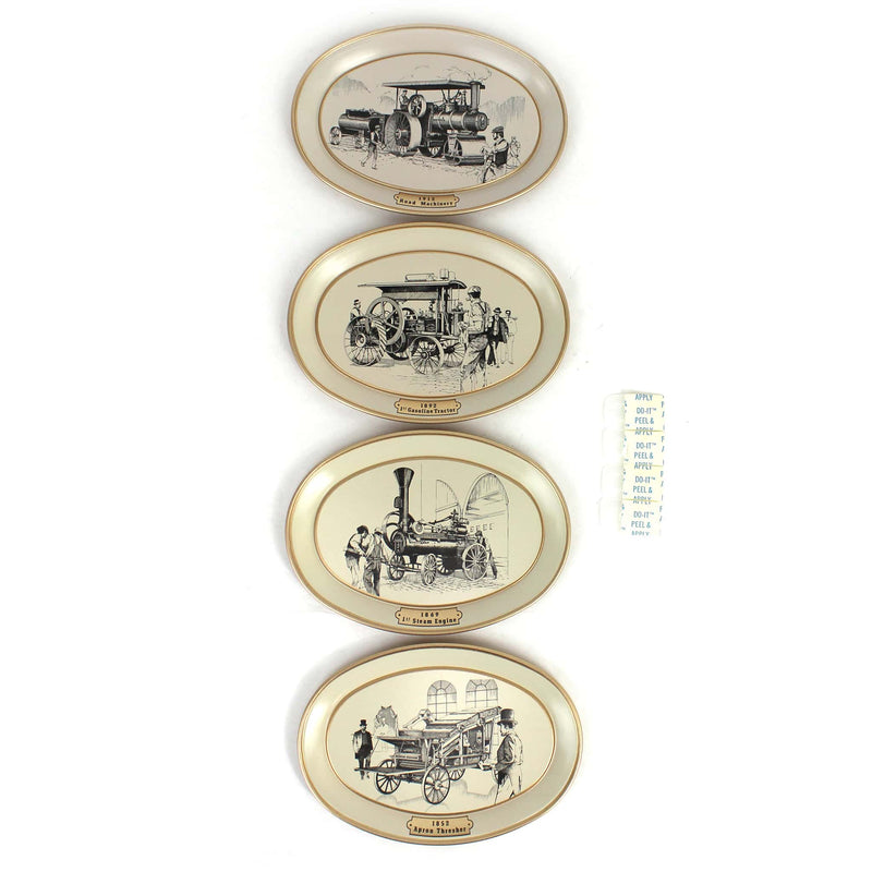 Set of Four Decorative Wall Plaques, Phoenix 1981