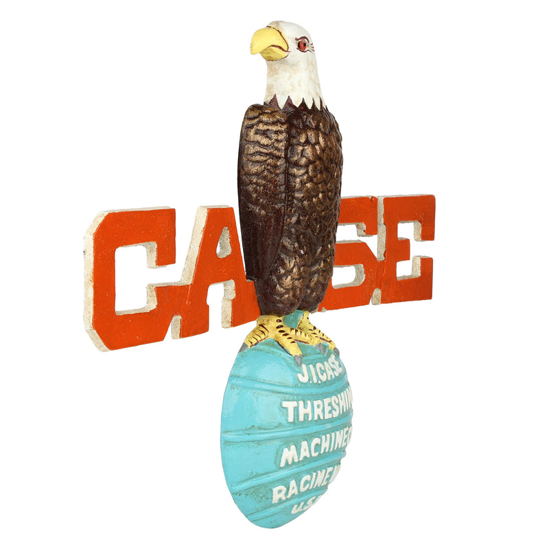 Case Eagle Sign with Glass Eye Cast Iron Sign