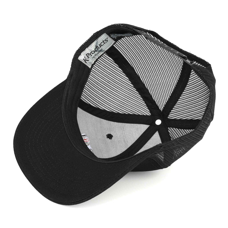Case IH Black Twill Cap with Black Mesh