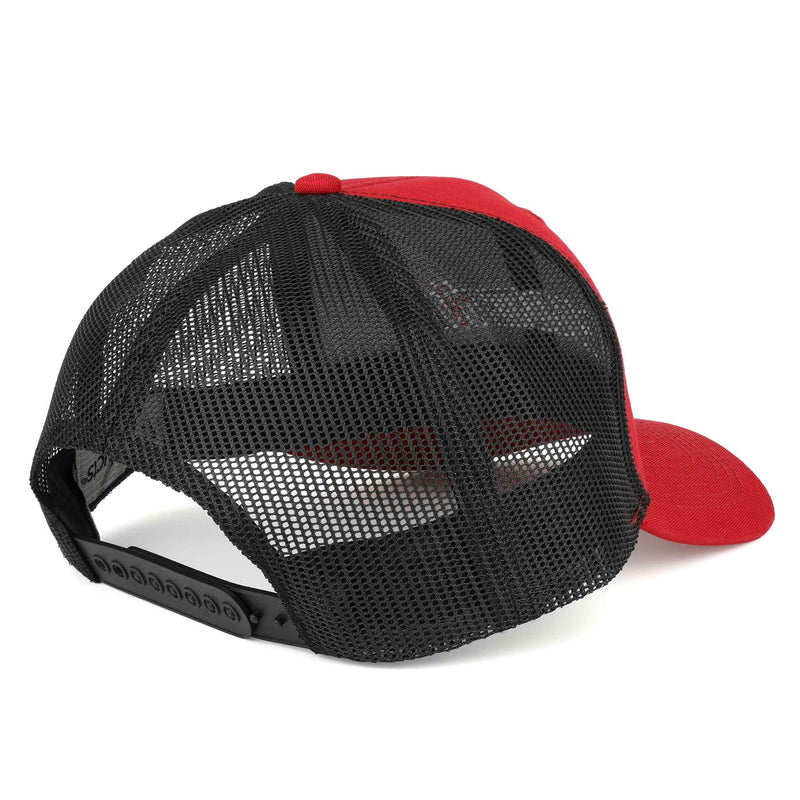 Case IH Red Twill Cap with Black Mesh
