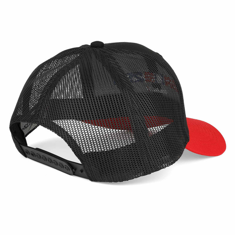 Case IH 250 USA Red and Black Twill Cap with Black Mesh