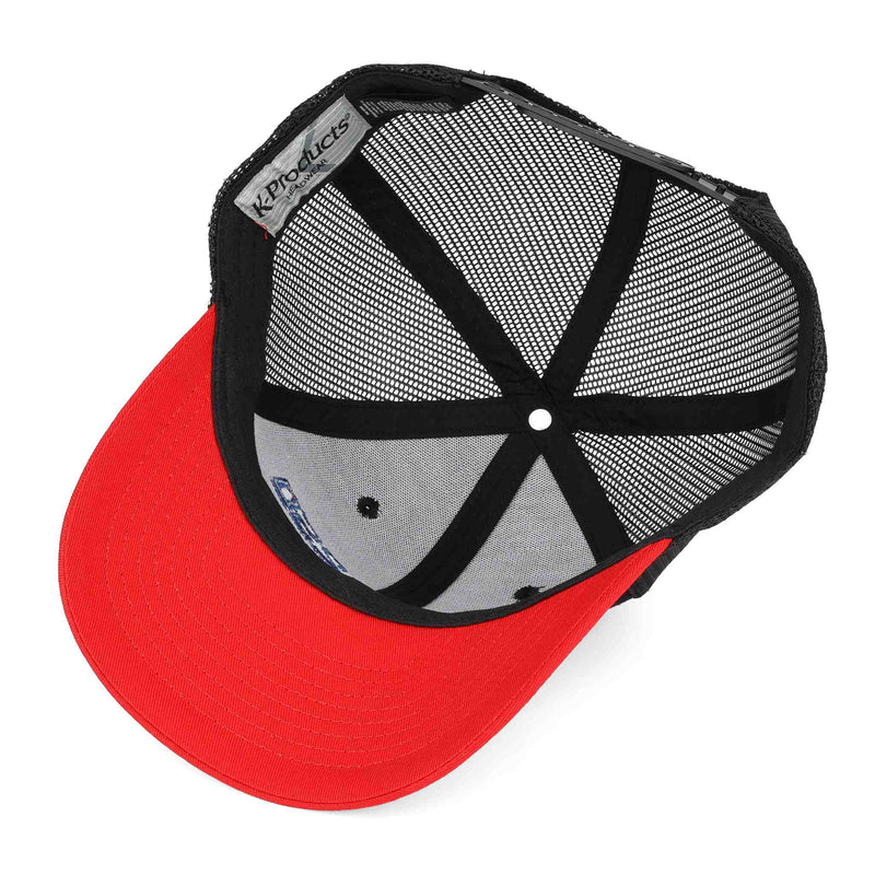 Case IH 250 USA Red and Black Twill Cap with Black Mesh