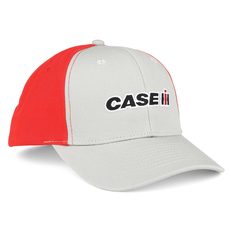 Case IH Gray and Red Twill Cap