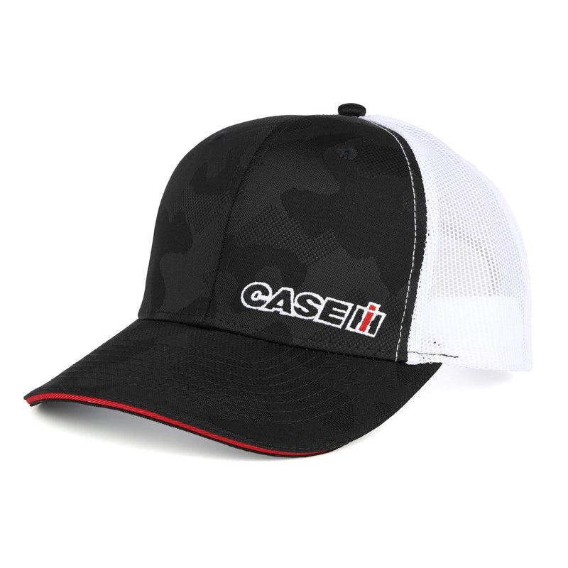 Case IH Black Camo & White Mesh Back Cap