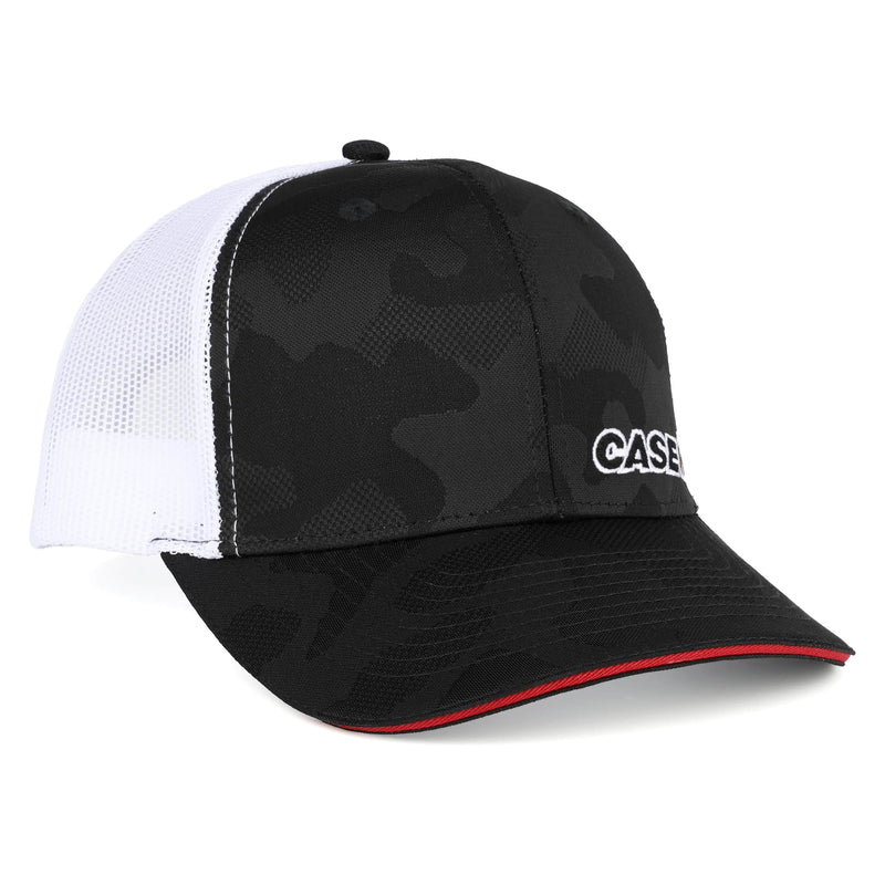 Case IH Black Camo & White Mesh Back Cap