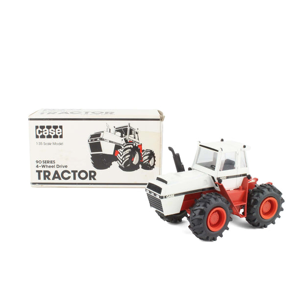 51キャリートラック‼️ 1/35 Case 4890 Tractor with 3-Point Hitch, Orange Rims, by Conrad