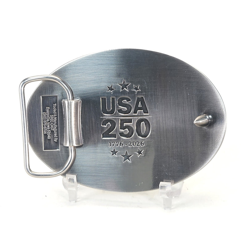 White House Eagle USA 250th Anniversary Commemorative Belt Buckle by SpecCast