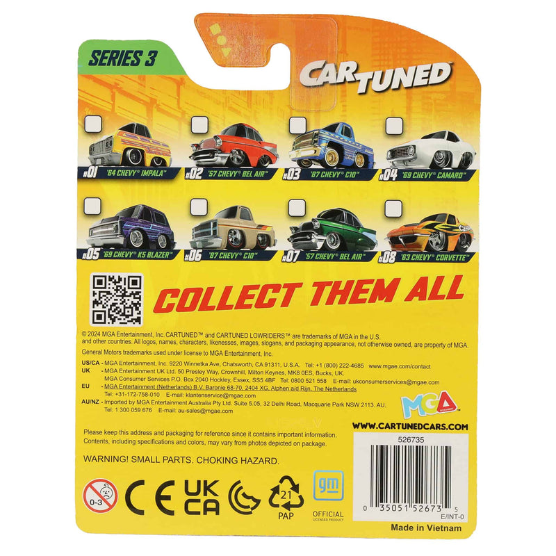 CarTuned 1963 Chevy Corvette, Orange, Mainline Series 3