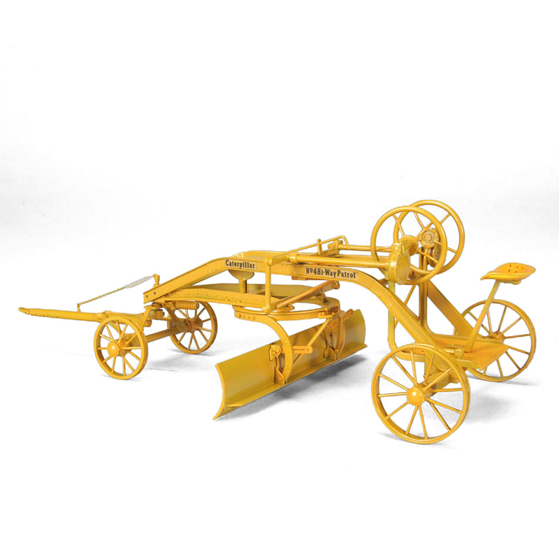 1/16 Caterpillar No. 4 Hi-Way Patrol Pull Grader with Flat Steel Wheels and Tractor Pole by SpecCast