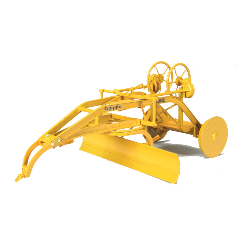 1/16 Caterpillar No. 1 Terracer Pull Grader with Flanged Steel Wheels and Gooseneck Hitch by SpecCast