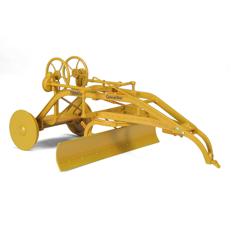 1/16 Caterpillar No. 1 Terracer Pull Grader with Flanged Steel Wheels and Gooseneck Hitch by SpecCast