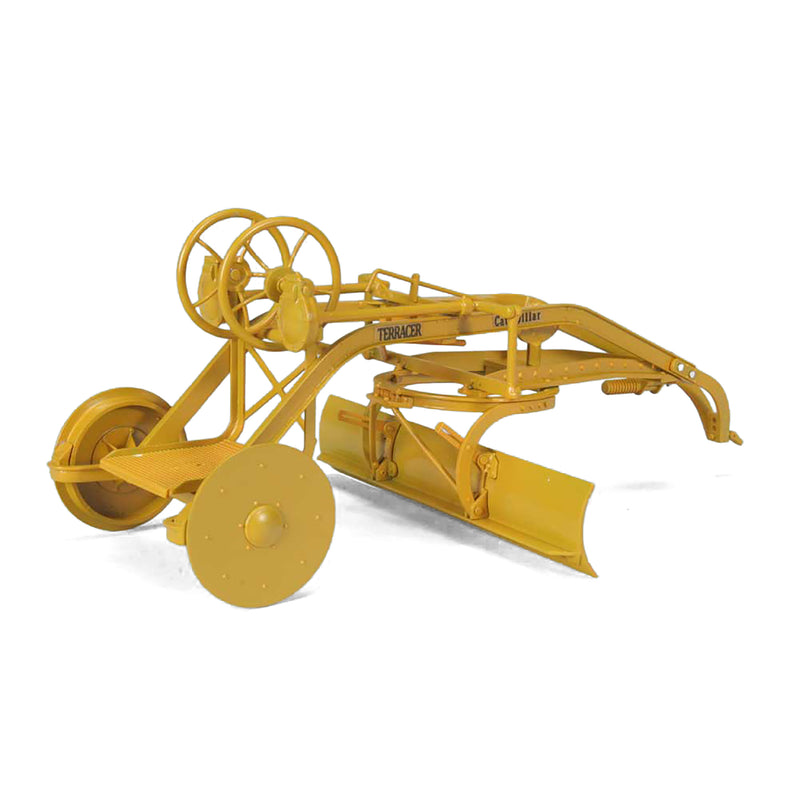 1/16 Caterpillar No. 1 Terracer Pull Grader with Flanged Steel Wheels and Gooseneck Hitch by SpecCast