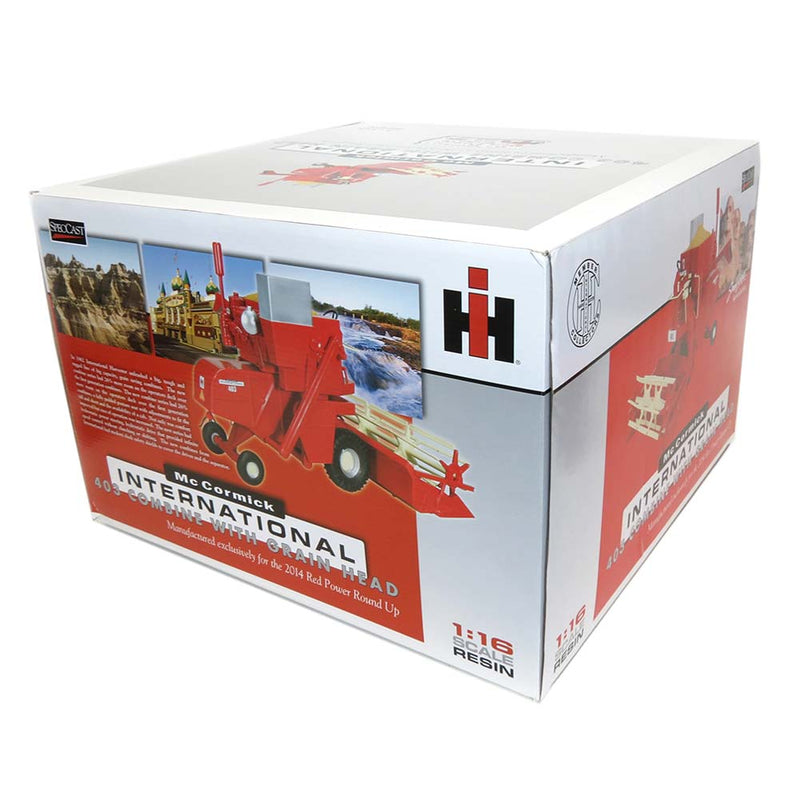 1/16 Resin International Harvester 403 Combine by SpecCast, 2014 Red Power Round Up Edition