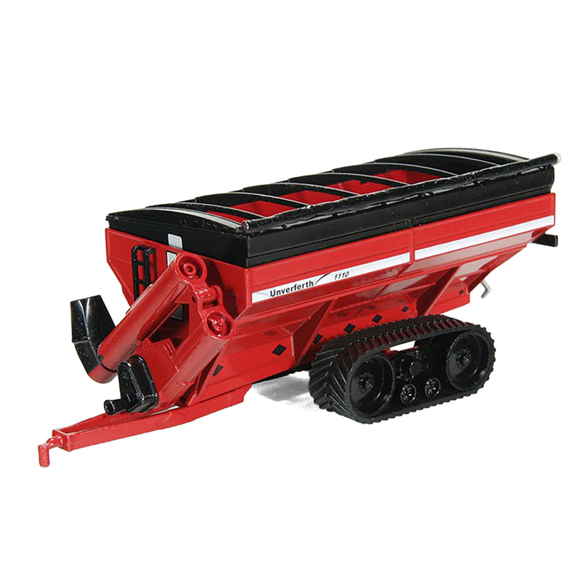 1/64 Red Unverferth Dual-Auger 1110 Grain Cart on Tracks by SpecCast