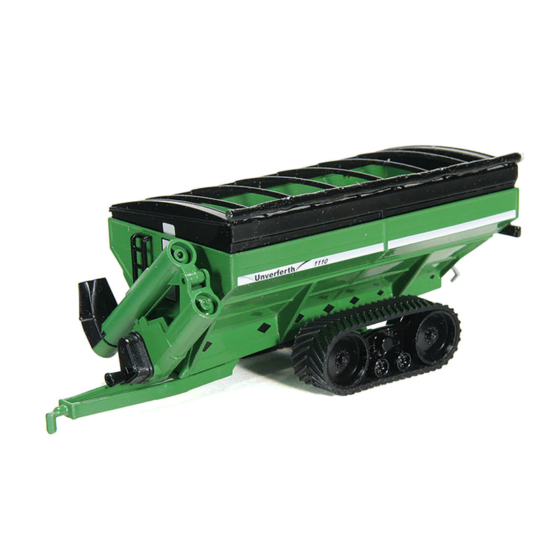 1/64 Green Unverferth Dual-Auger 1110 Grain Cart on Tracks by SpecCast