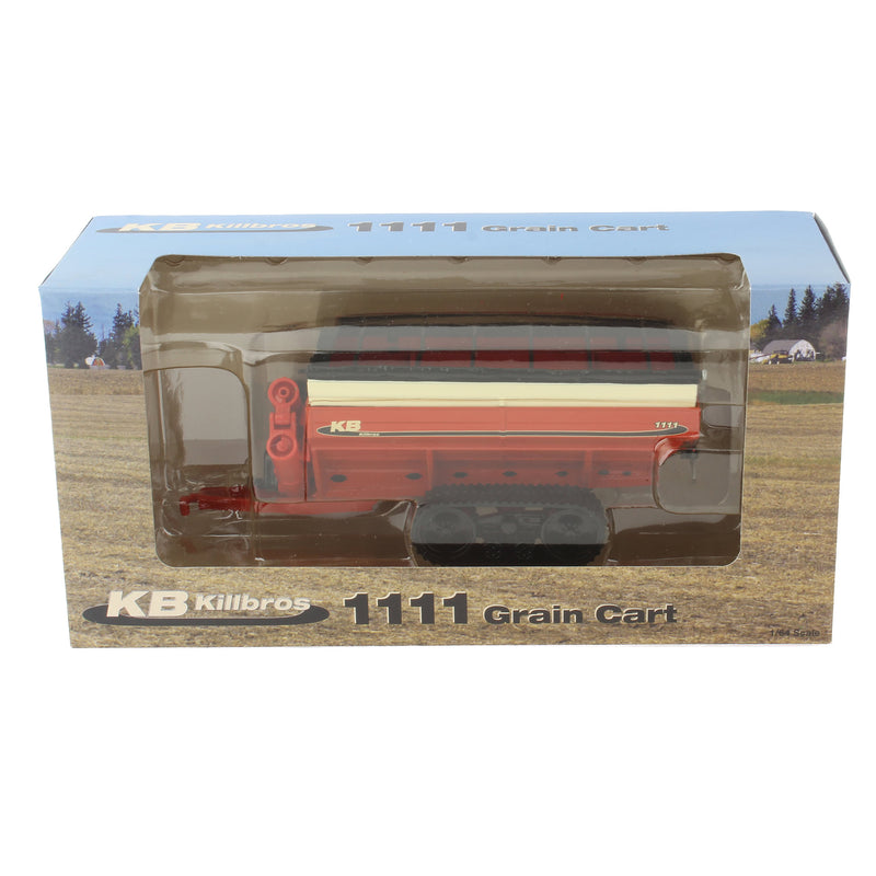 CHASE UNIT ~1/64 KillBros 1111 ORANGE Grain Cart on Tracks by SpecCast