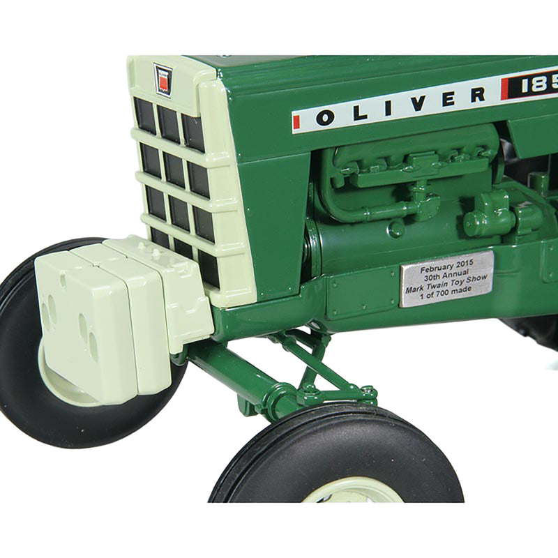 1/16 Limited Edition Oliver 1850 Wide Front Tractor by SpecCast, 2015 Mark Twain Show