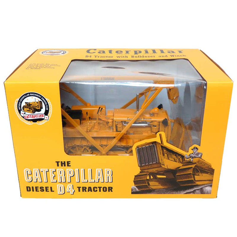 1/16 Caterpillar D4 2T Crawler with Le Tourneau Blade Bulldozer and Winch by SpecCast