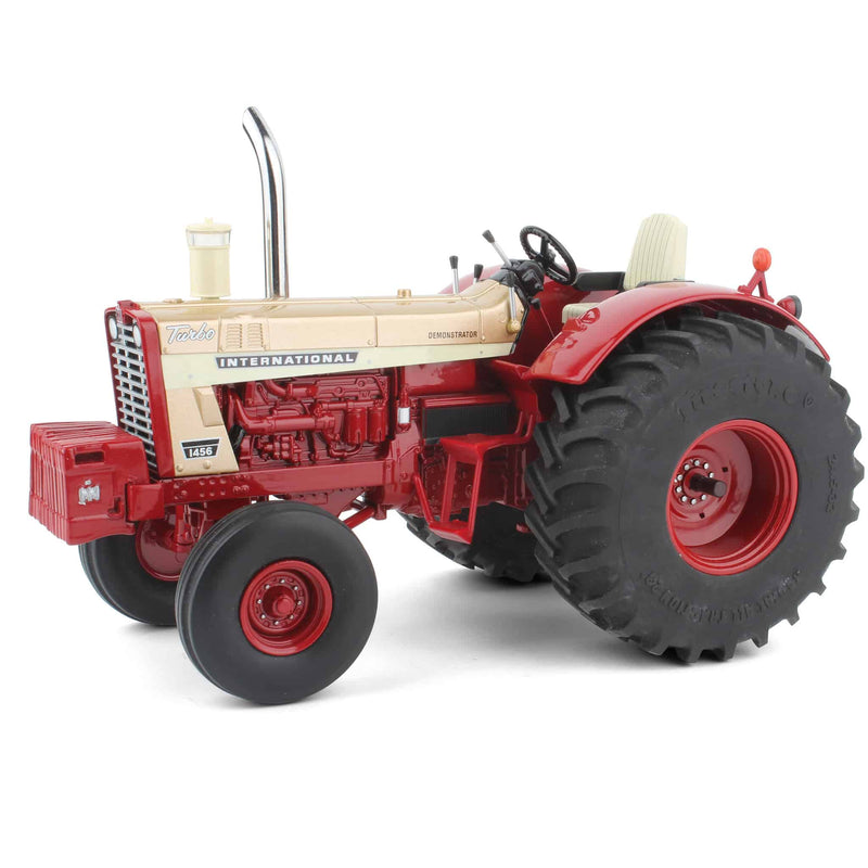 1/16 CUSTOM Ertl Prestige IH 1456 Wheatland Gold Demonstrator Tractor with Firestone Tires