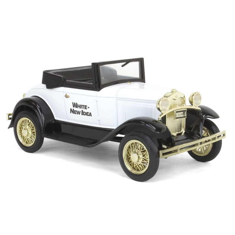 1/25 Ford Model A Roadster Bank, White New Idea, 1992 Louisville