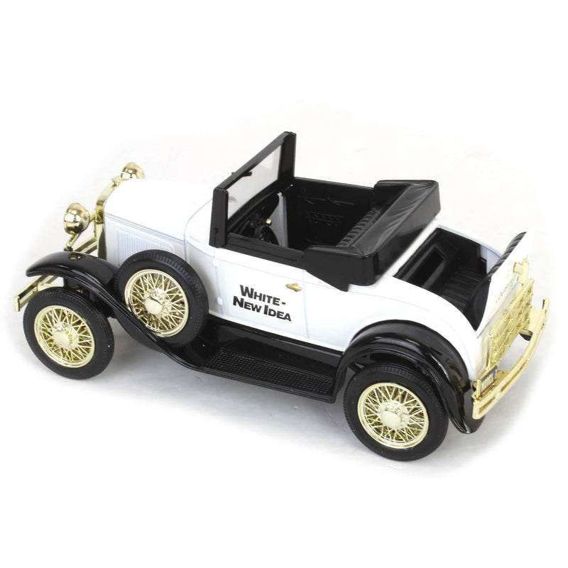 1/25 Ford Model A Roadster Bank, White New Idea, 1992 Louisville