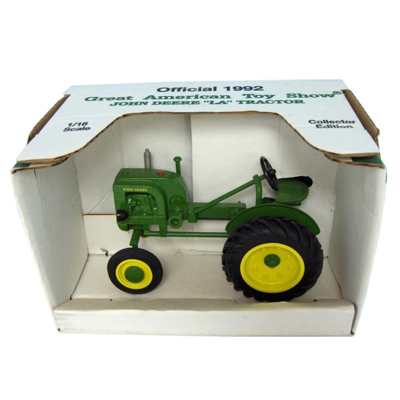 1/16 John Deere LA Tractor by SpecCast, 1992 Great American Toy Show, Collector Edition