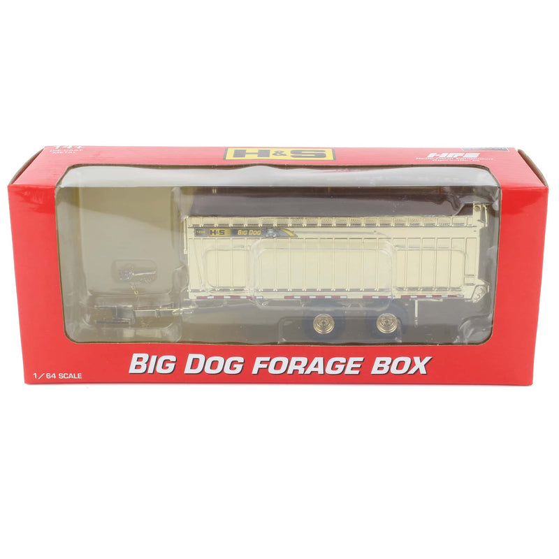 Gold Chrome Chase Unit ~ 1/64 H&S Big Dog 1226 Tandem Axle Forage Box by SpecCast, Exclusive HFE Edition