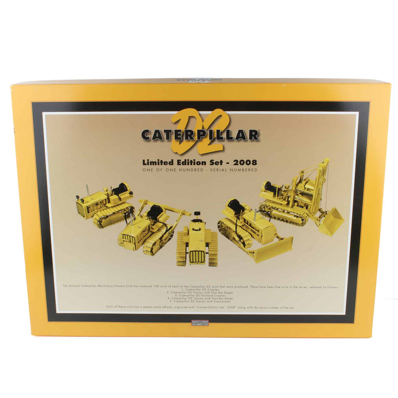 1/16 Caterpillar D2 Crawler Tractors, 2008 ACMOC Limited Edition Set of 5, by SpecCast