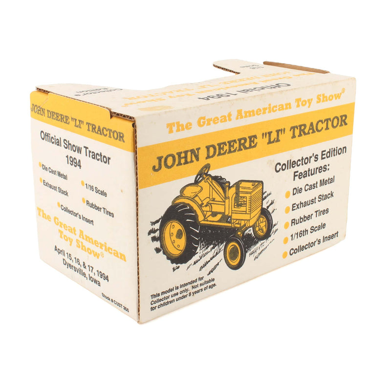 1/16 John Deere LI Tractor, 1994 Great American Toy Show