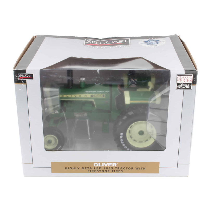 1/16 Oliver 1855 Diesel Wide Front Tractor with Firestone Tires by SpecCast, 2019 PA Farm Show Limited Edition
