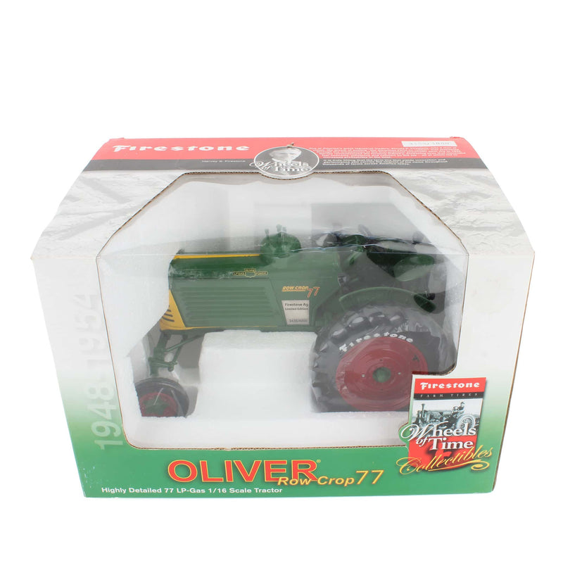 1/16 Oliver 77 Row Crop Tractor by SpecCast, Firestone Wheels of Time Collectibles Series