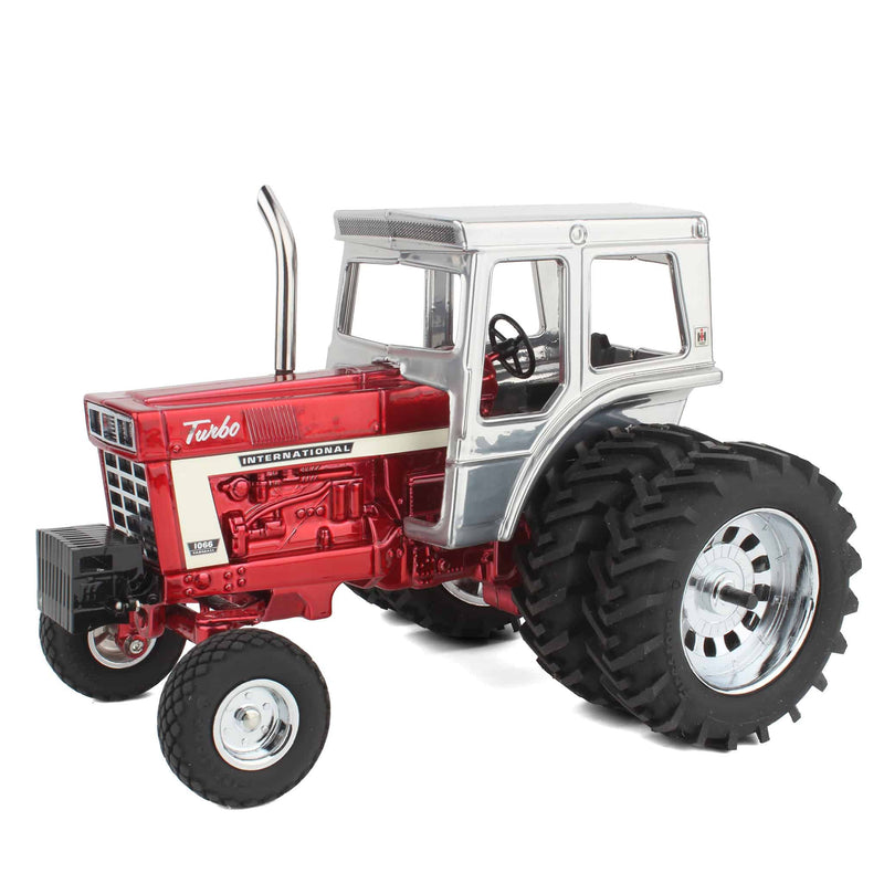 Custom CHROME~ 1/16 International 1066 Turbo Tractor with Duals by Thomas Ervin Custom Farm Toys