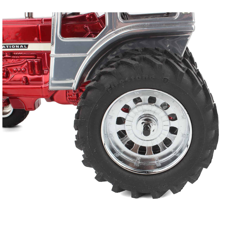 Custom CHROME~ 1/16 International 1066 Turbo Tractor with Duals by Thomas Ervin Custom Farm Toys