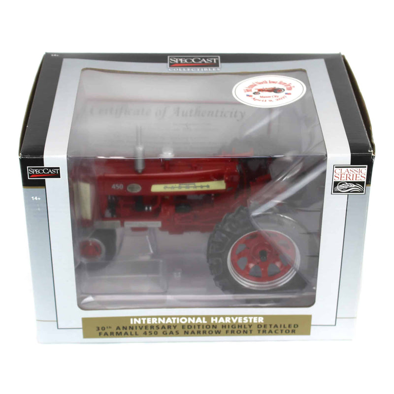 1/16 IH Farmall 450 Gas Tractor, 30th Anniversary, 2017 IA Farm Toy Show