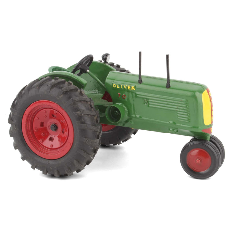 1/16 Custom Made Oliver 70 Tractor with Dual Stacks - Missing Headlight