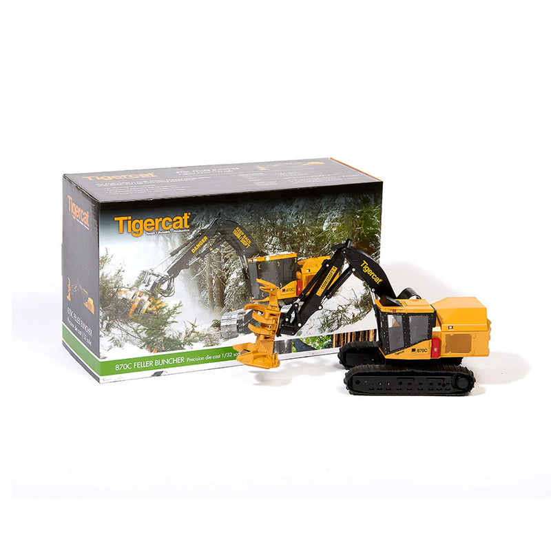 1/32 Tigercat 870C Feller Buncher with Tracks
