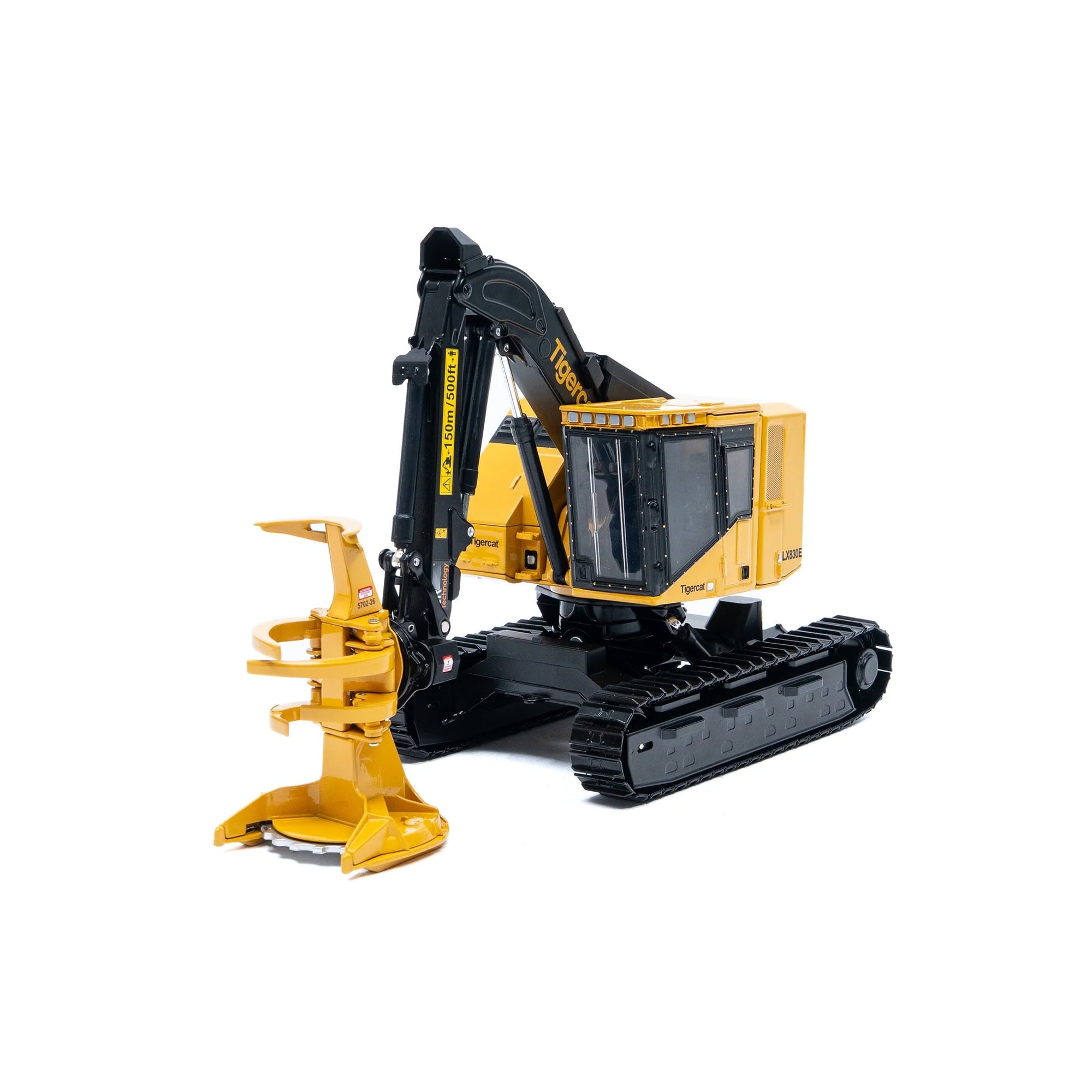 1/32 Tigercat LX830E Feller Buncher with Tracks — Outback Toys