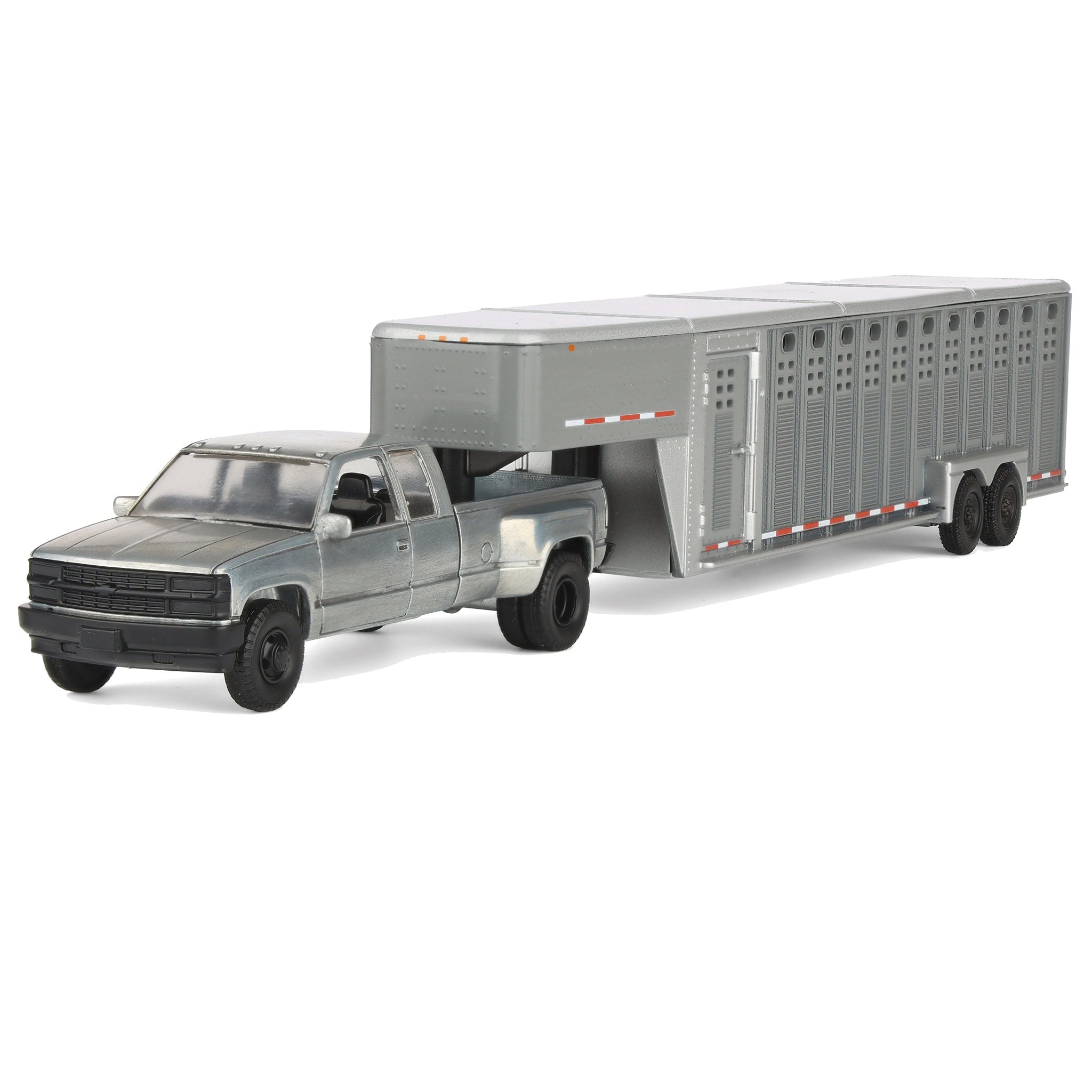 1/64 1998 Chevrolet Silverado 3500 Ext. Cab Dually with Livestock