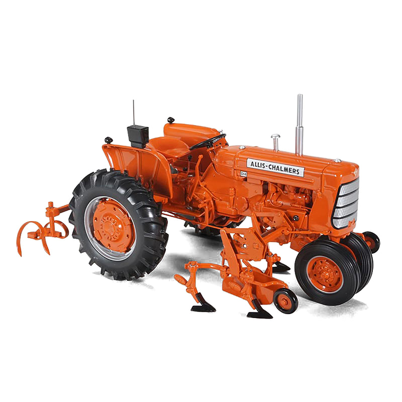 1/16 Allis Chalmers D-14 with #200 2 Row Cultivators, 2017 Orange Spectacular Show by SpecCast