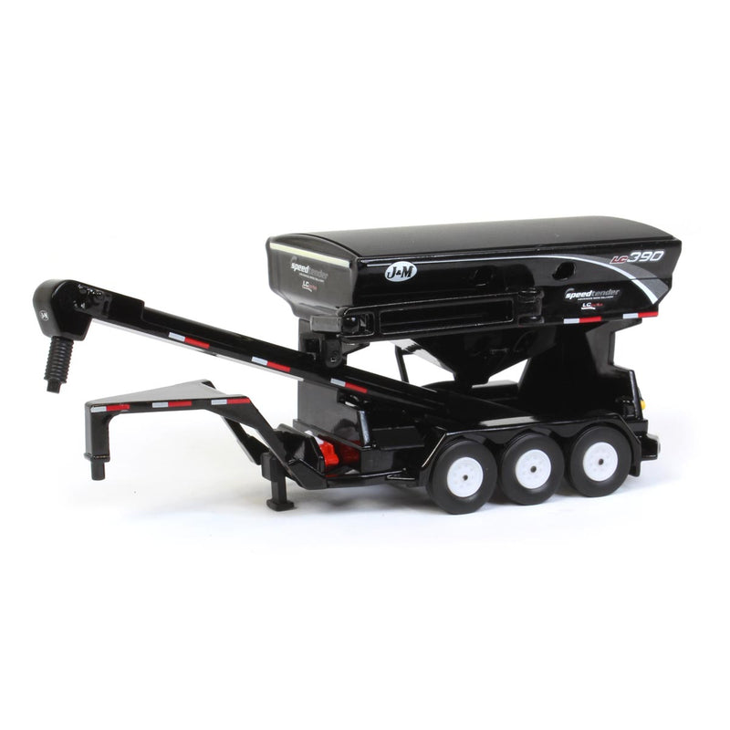 (B&D) 1/64 Red J&M LC390 Tri-axle Gooseneck Bulk Seed Tender by SpecCast - Damaged Item