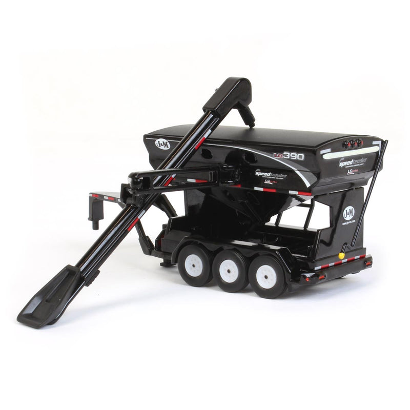 (B&D) 1/64 Red J&M LC390 Tri-axle Gooseneck Bulk Seed Tender by SpecCast - Damaged Item