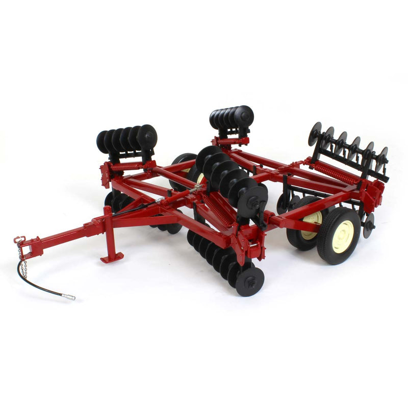 1/16 Folding Wing Disc Harrow in IH Red by SpecCast