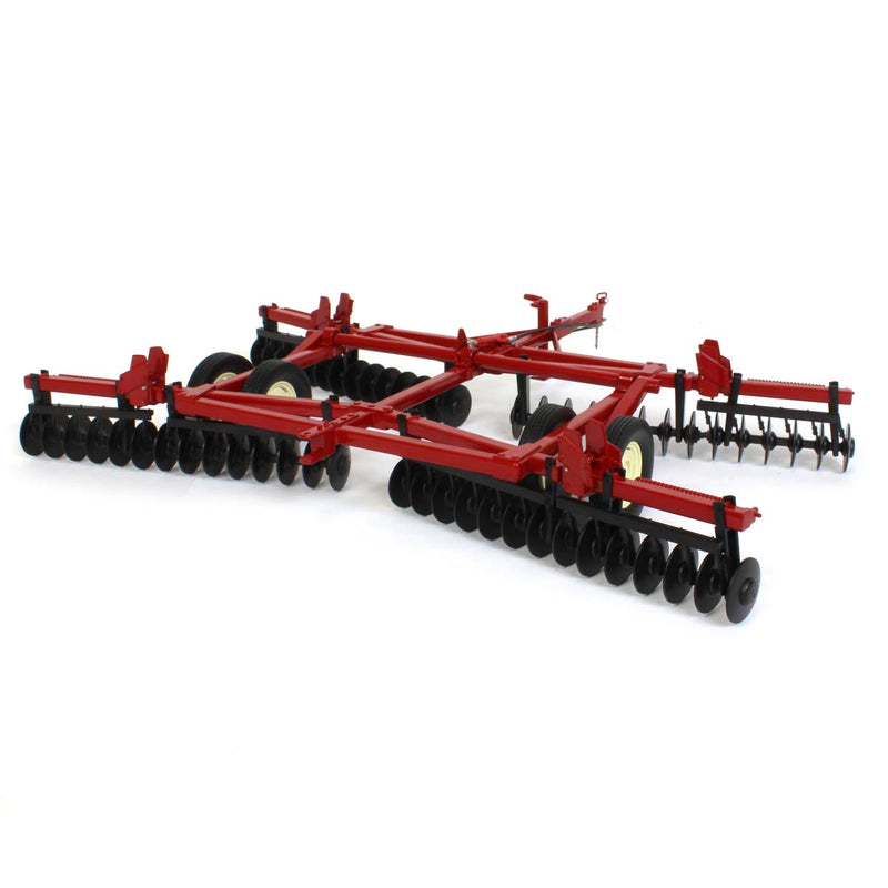 1/16 Folding Wing Disc Harrow in IH Red by SpecCast