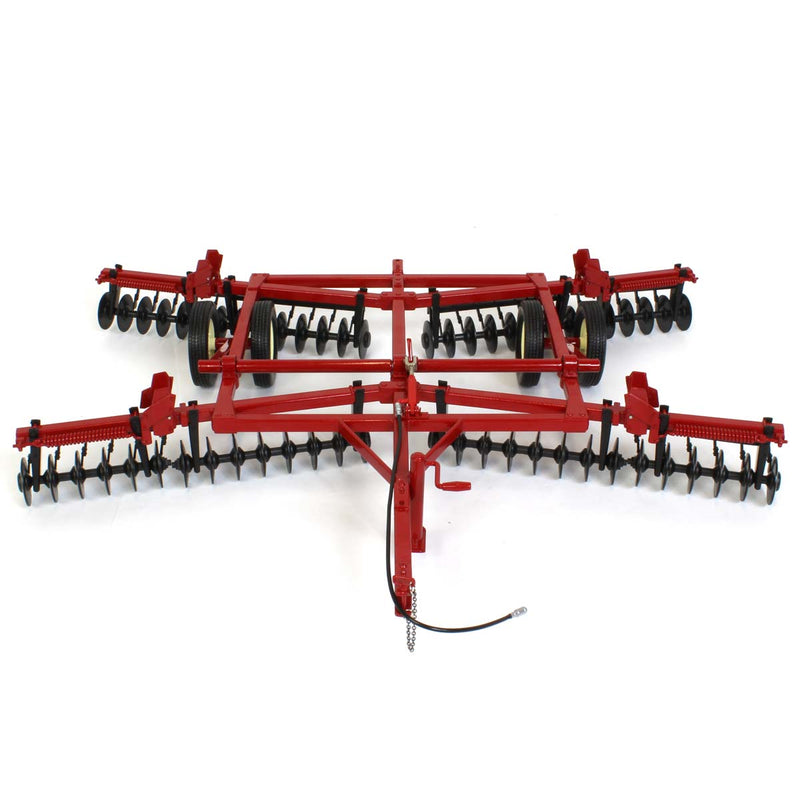 1/16 Folding Wing Disc Harrow in IH Red by SpecCast