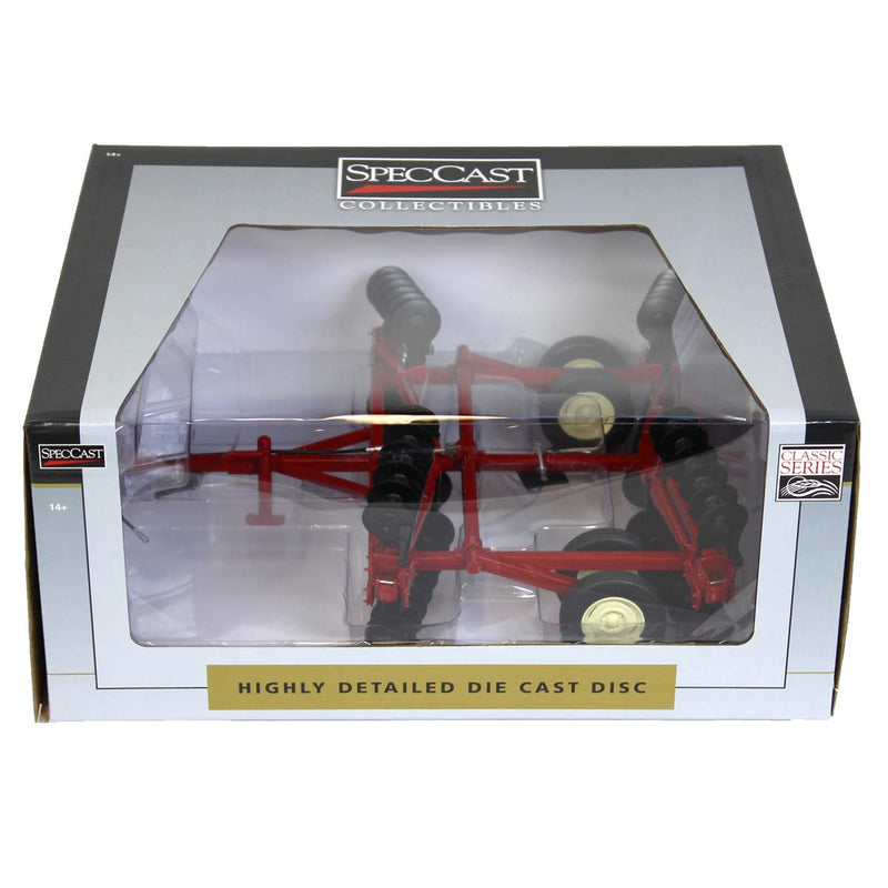 1/16 Folding Wing Disc Harrow in IH Red by SpecCast