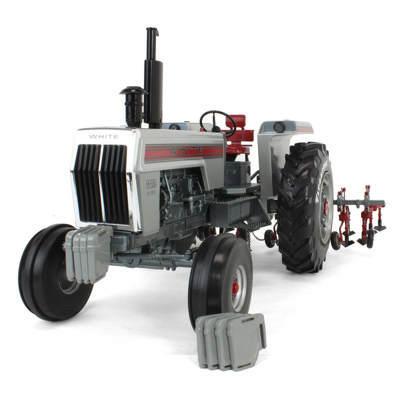1/16 White 2-150 Diesel Tractor with 4-Row Cultivator by SpecCast, 2025 Firestone Series