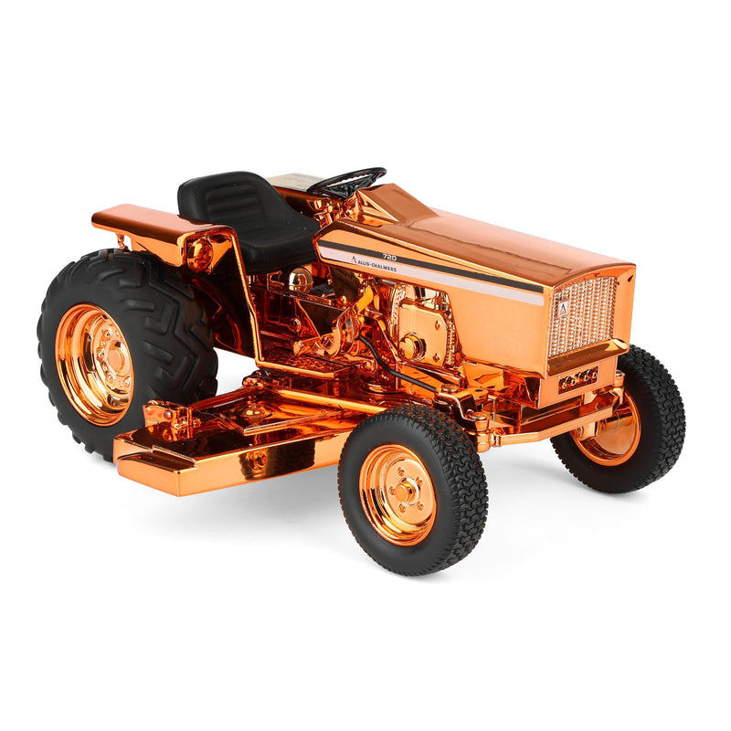 Chrome ~ 1/16 Allis Chalmers 720 Lawn Tractor by SpecCast, 2025 Orange Spectacular Show