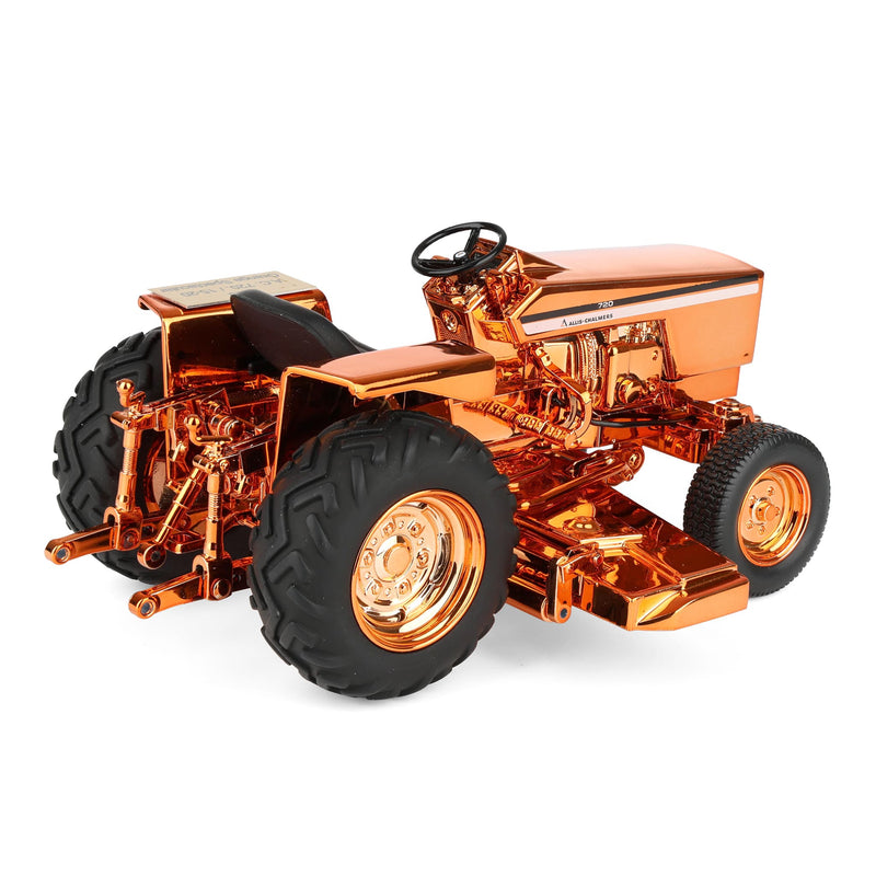 Chrome ~ 1/16 Allis Chalmers 720 Lawn Tractor by SpecCast, 2025 Orange Spectacular Show