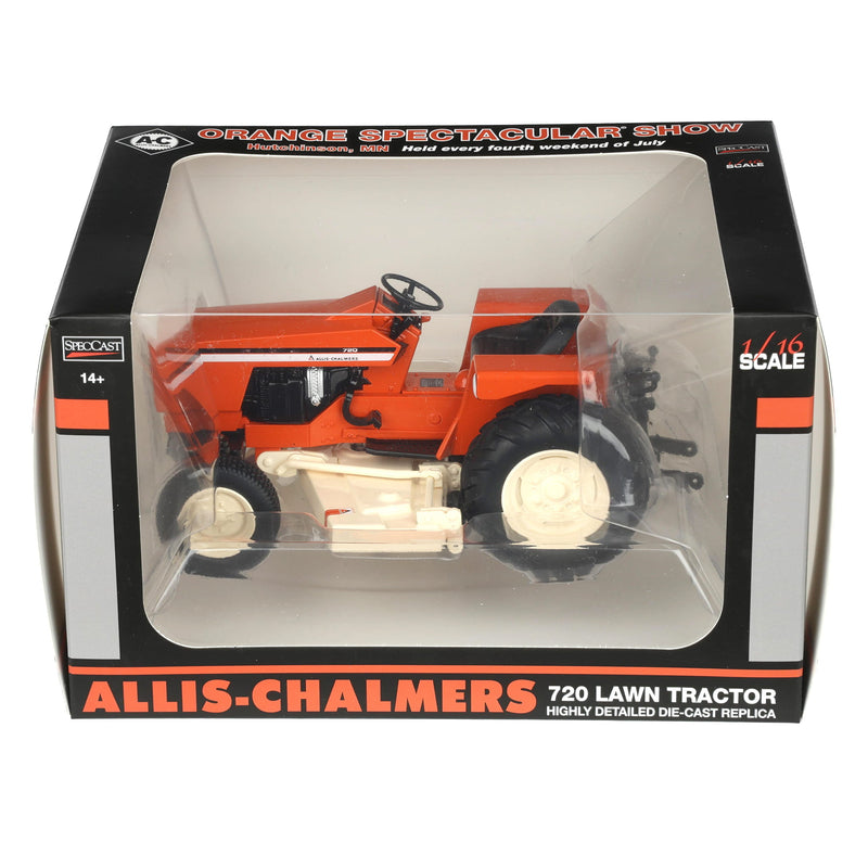 1/16 Allis Chalmers 720 Lawn Tractor by SpecCast, 2025 Orange Spectacular Show