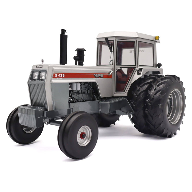1/16 White 2-135 Red Stripe Tractor with Rear Duals by SpecCast, 2026 Lafayette Farm Toy Show